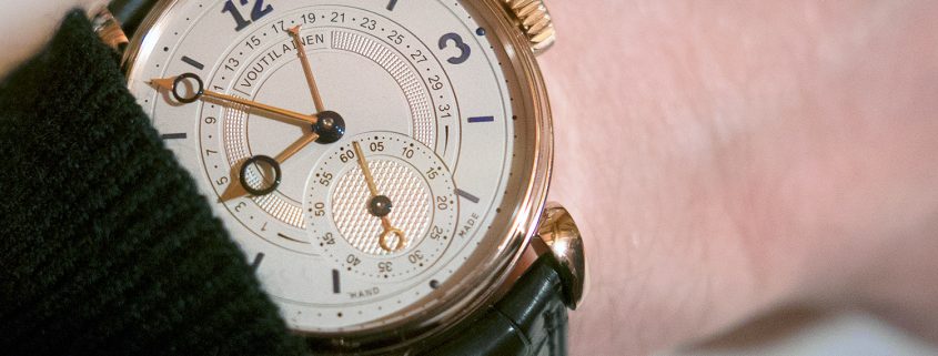 Vingt-8 with retrograde date from Kari Voutilainen