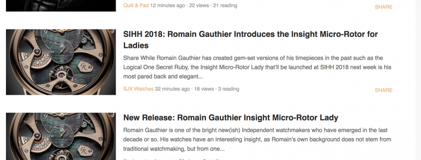 How often do we see long list of the same watch on Watchville (and we are as guilty as anyone)?