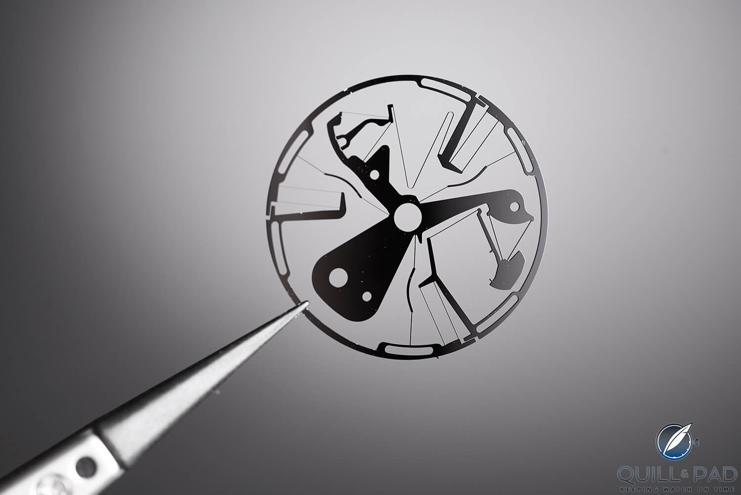 The silicon oscillator/escapement in the Zenith Defy Lab