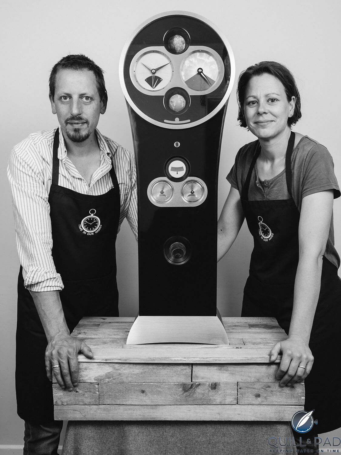 George and Cornelia de Fossard and their Solar Time Clock
