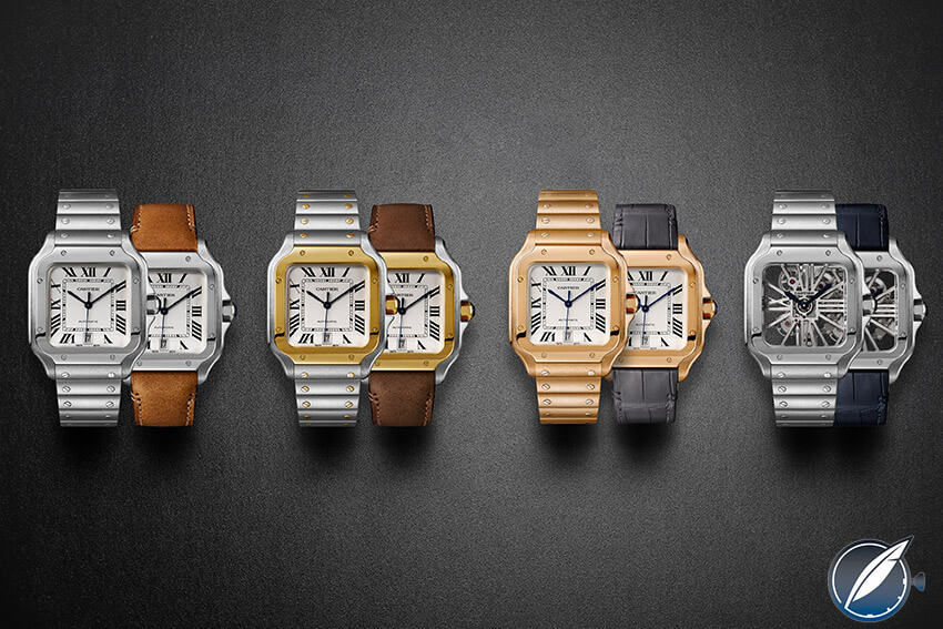 Overview of the 2018 Santos de Cartier collection