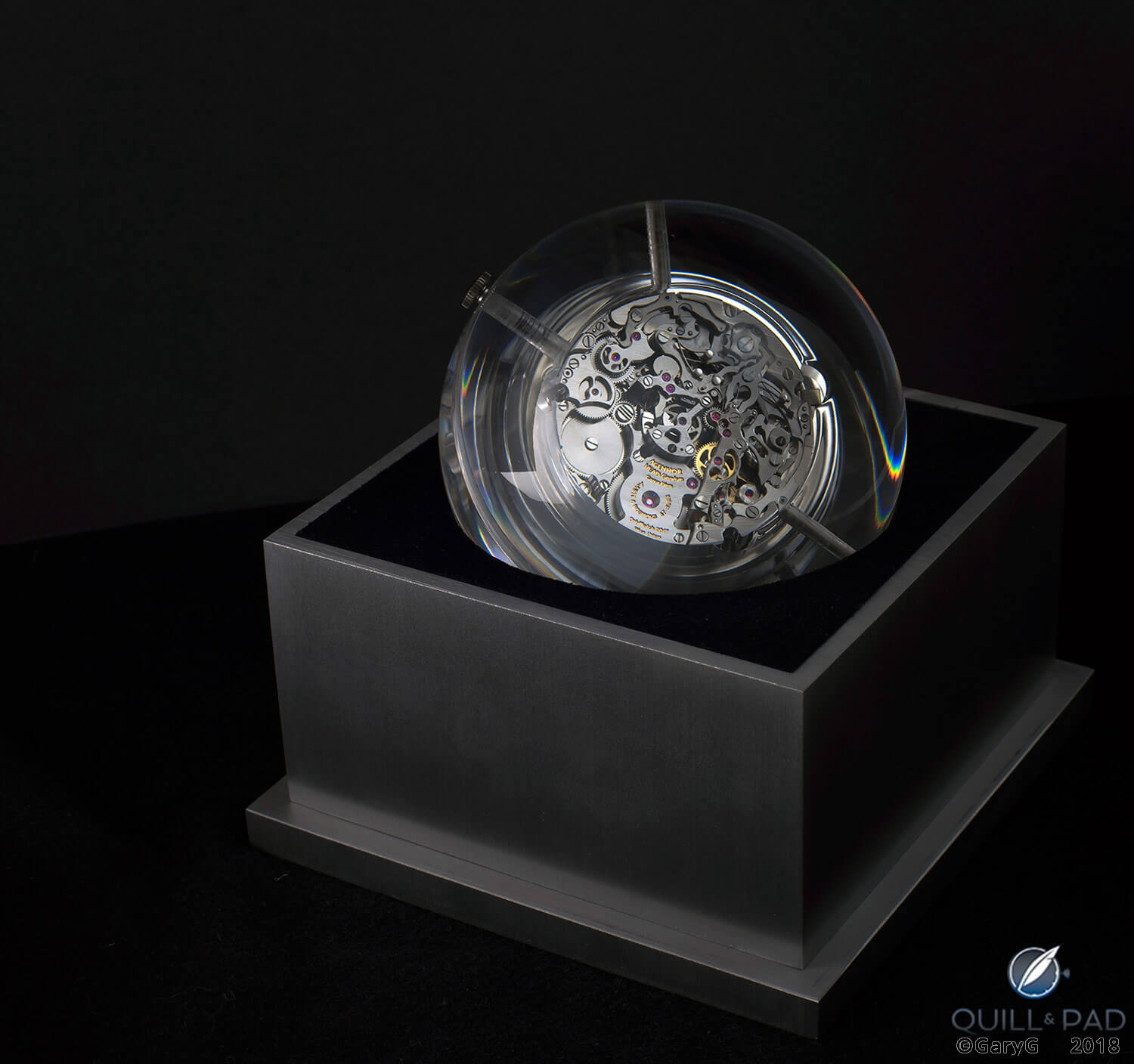 Desktop beauty: Carpe Diem desk clock by Agenhor and HEAD Geneva, Only Watch 2017