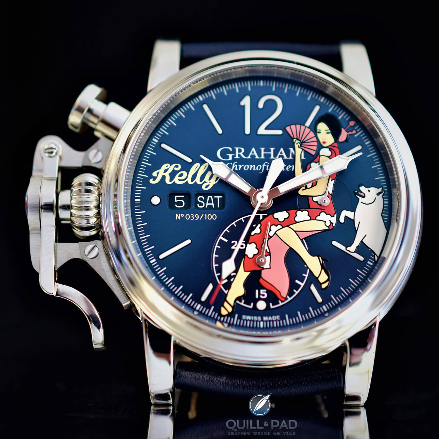 Graham Chronofighter Vintage Nose Art Ltd Kelly