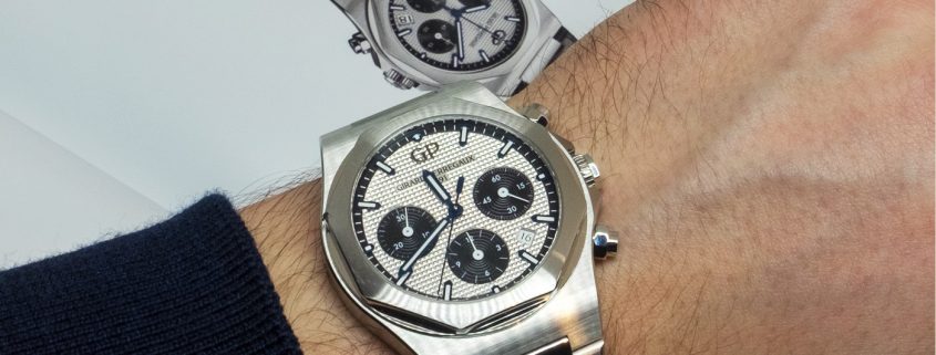Girard-Perregaux Laureato Chronograph 33 mm on the wrist (photo courtesy ch24.pl)