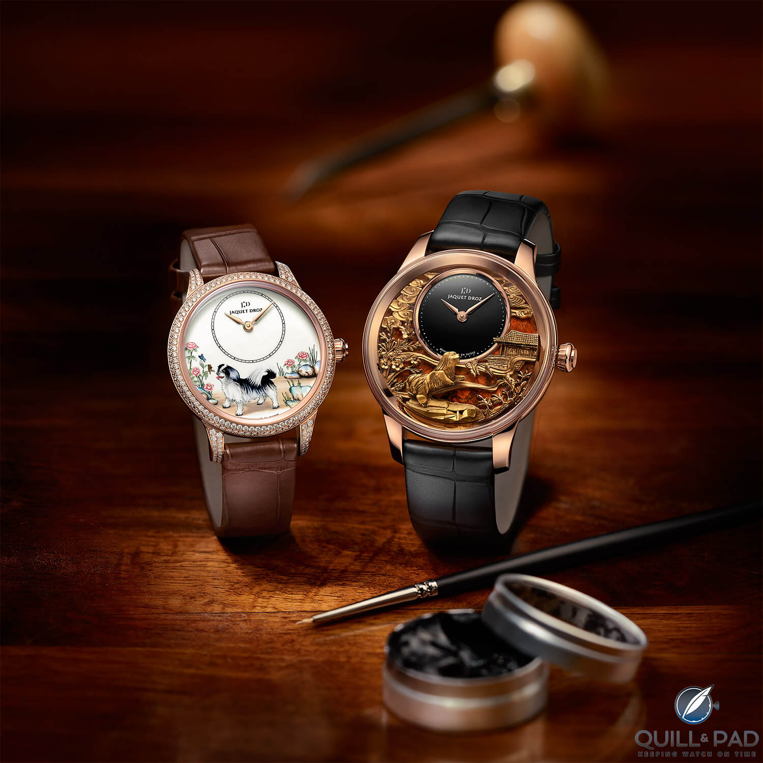 Jaquet Droz Petite Heure Minute Dog