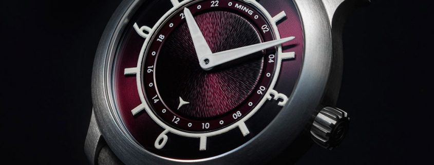 Ming 17.03 GMT on leather strap