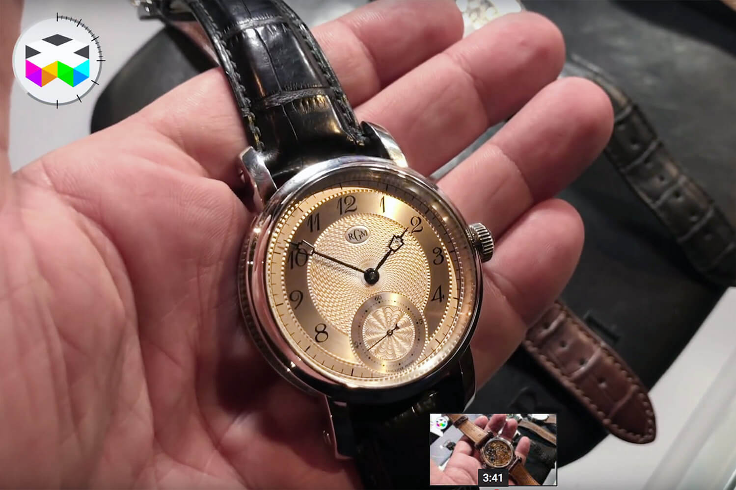 RGM watch in the hand