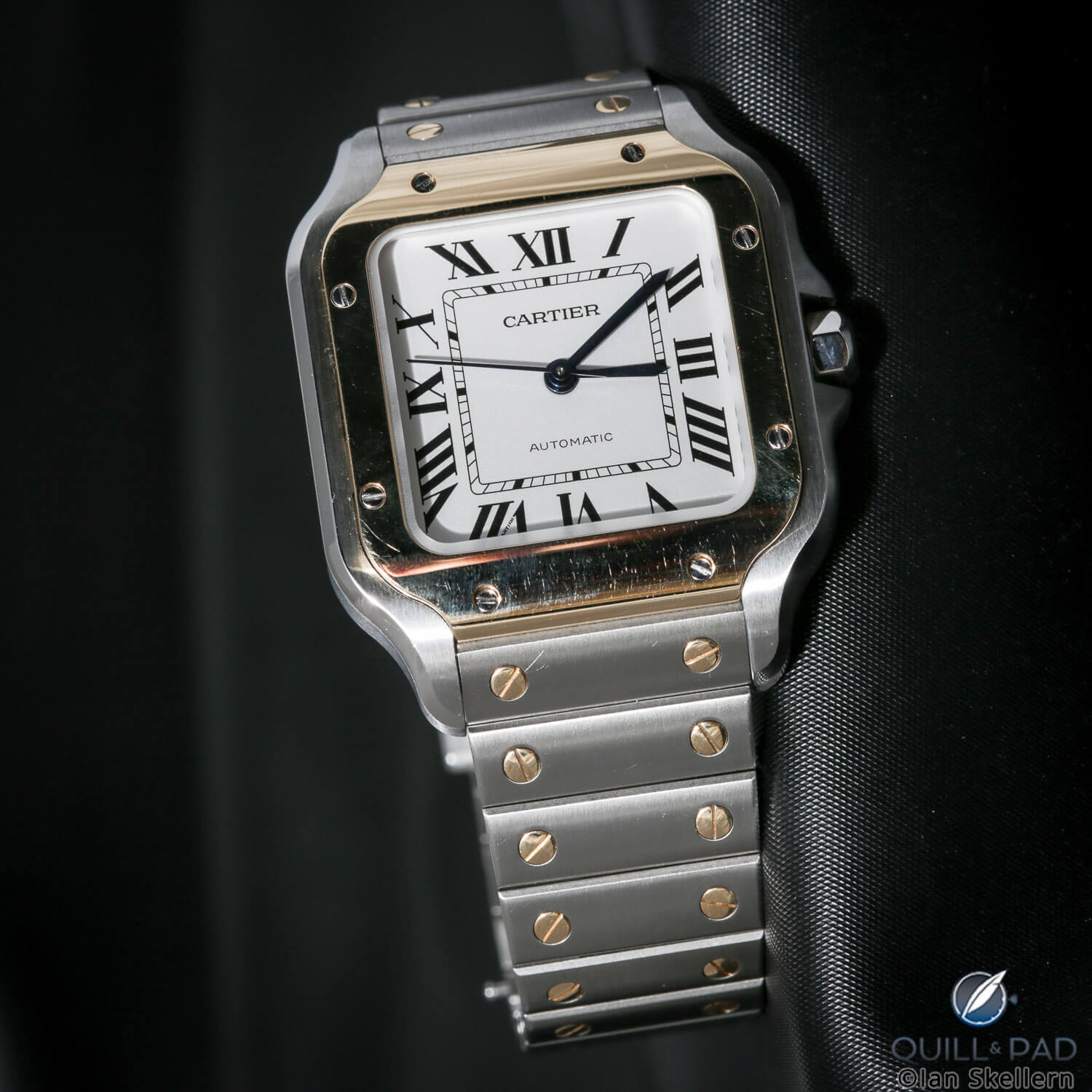 Santos de Cartier in stainless steel