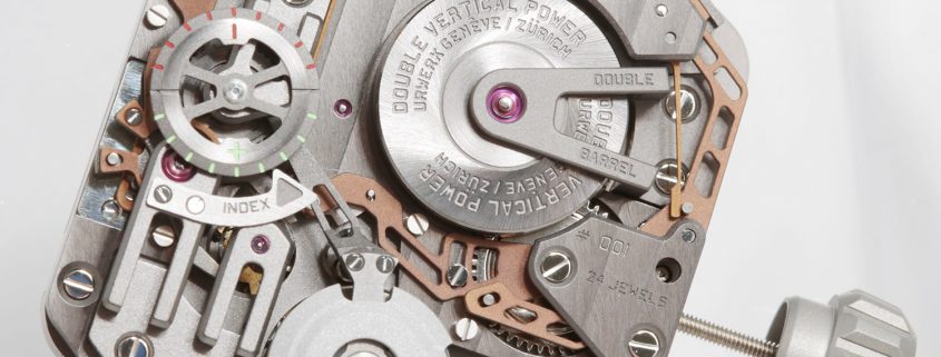 Urwerk AMC (Atomic Mechanical Control) wristwatch slave movement