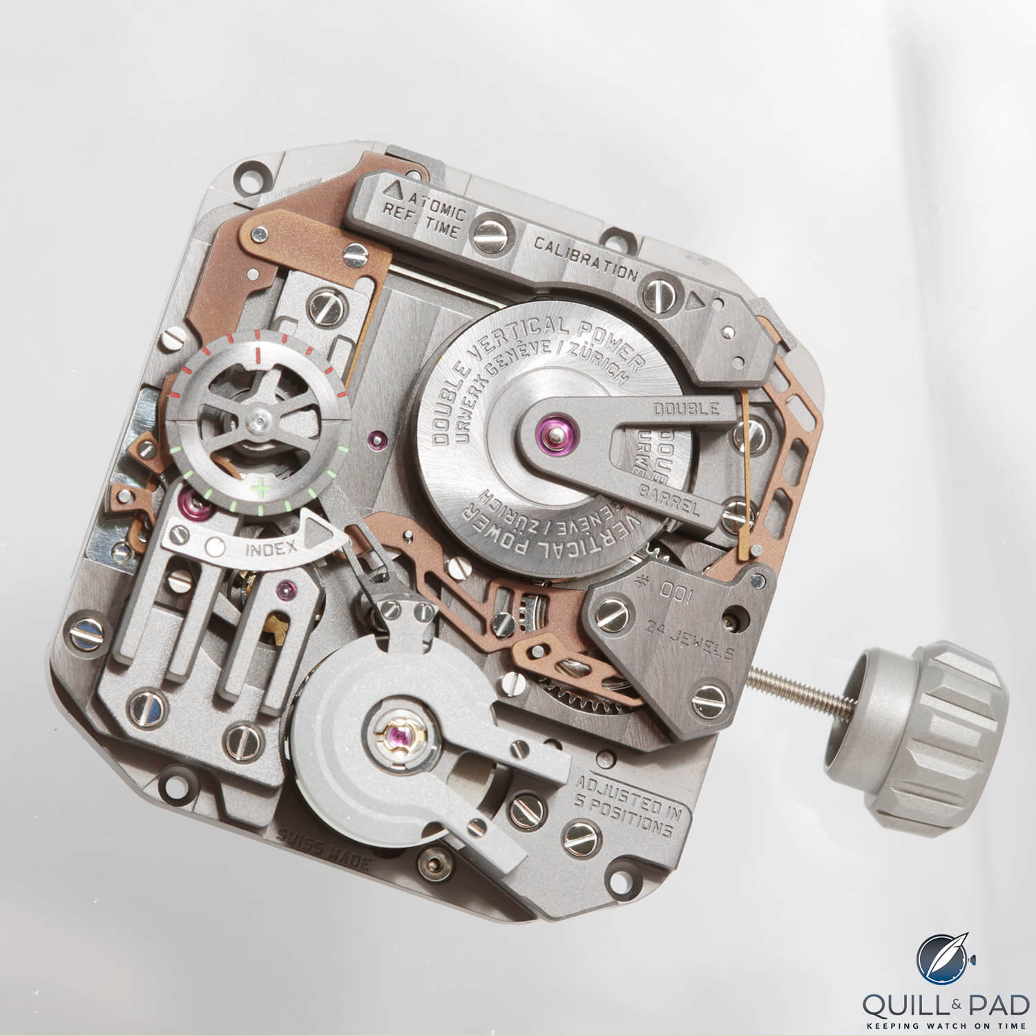 Urwerk AMC (Atomic Mechanical Control) wristwatch slave movement