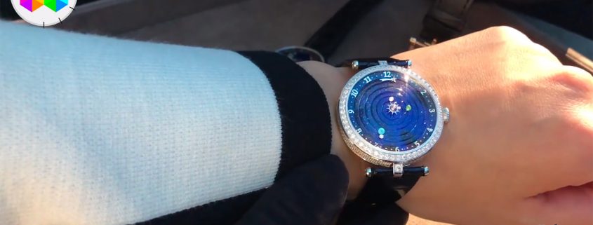 Van Cleef & Arpels Lady Planétarium on the wrist