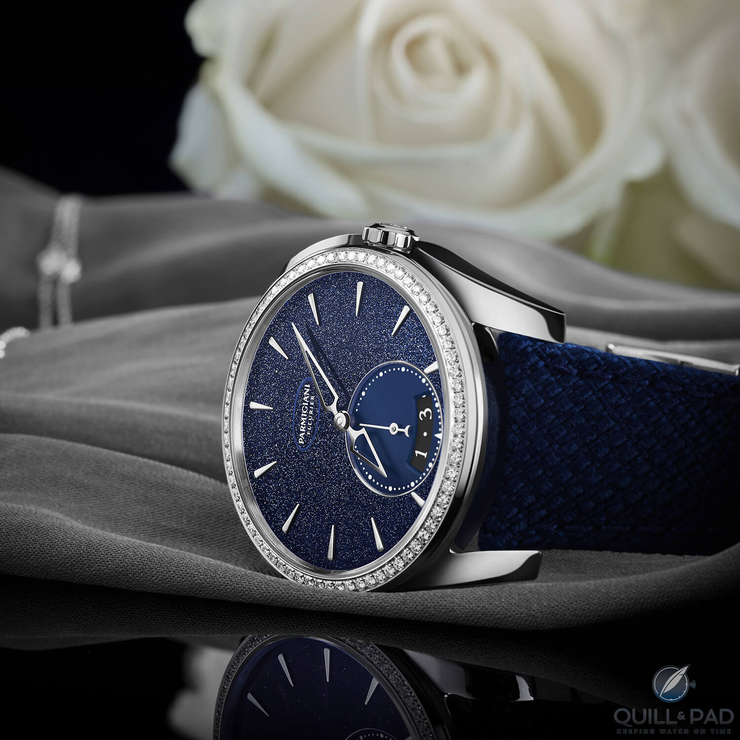 The Parmigiani Fleurier Tonda Métropolitaine Galaxy One was one of six new watches with aventurine dials at SIHH 2018: