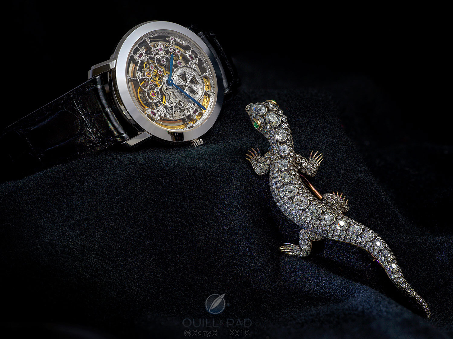 Victorian-era lizard checks out modern Vacheron Constantin