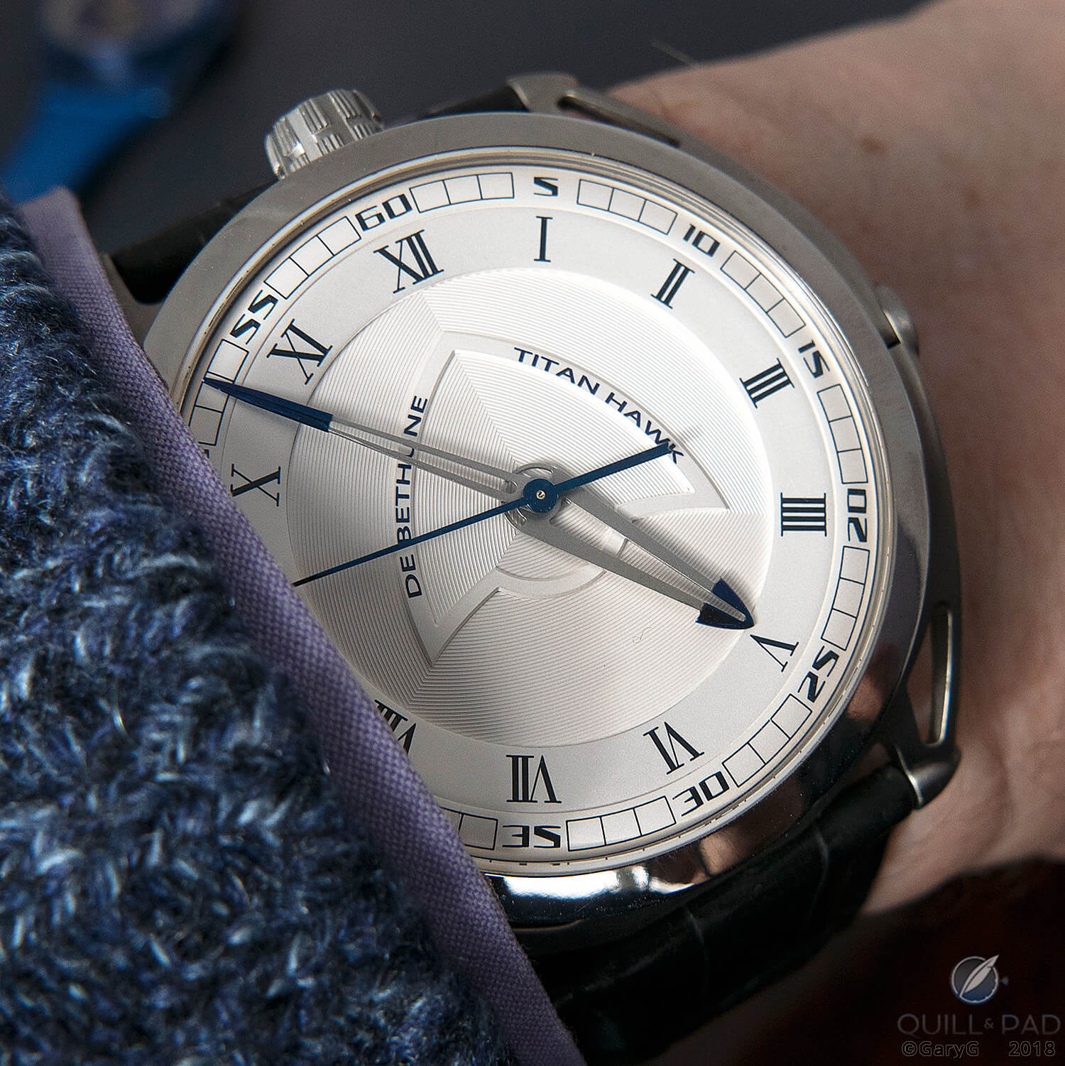 De Bethune Titan Hawk, photographed during our visit in January 2018