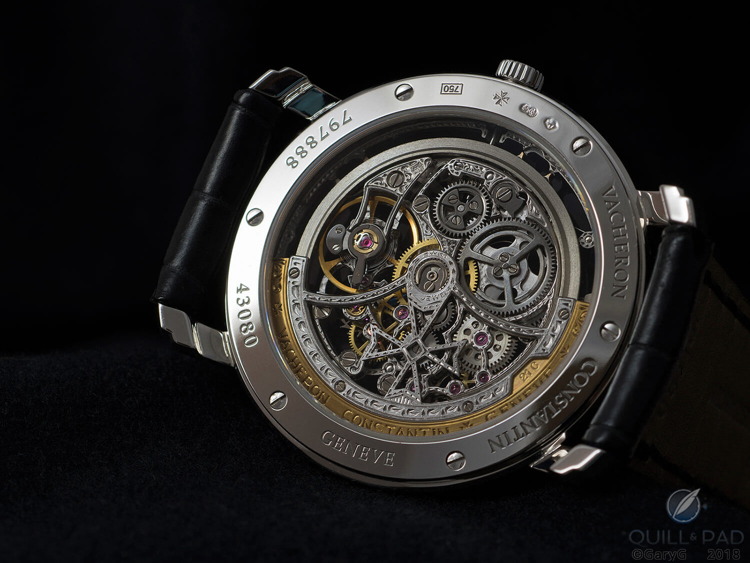Reverse side, Vacheron Constantin Malte Squelette