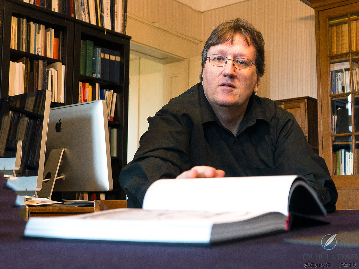 Visiting with Beat Haldimann in Thun, Switzerland