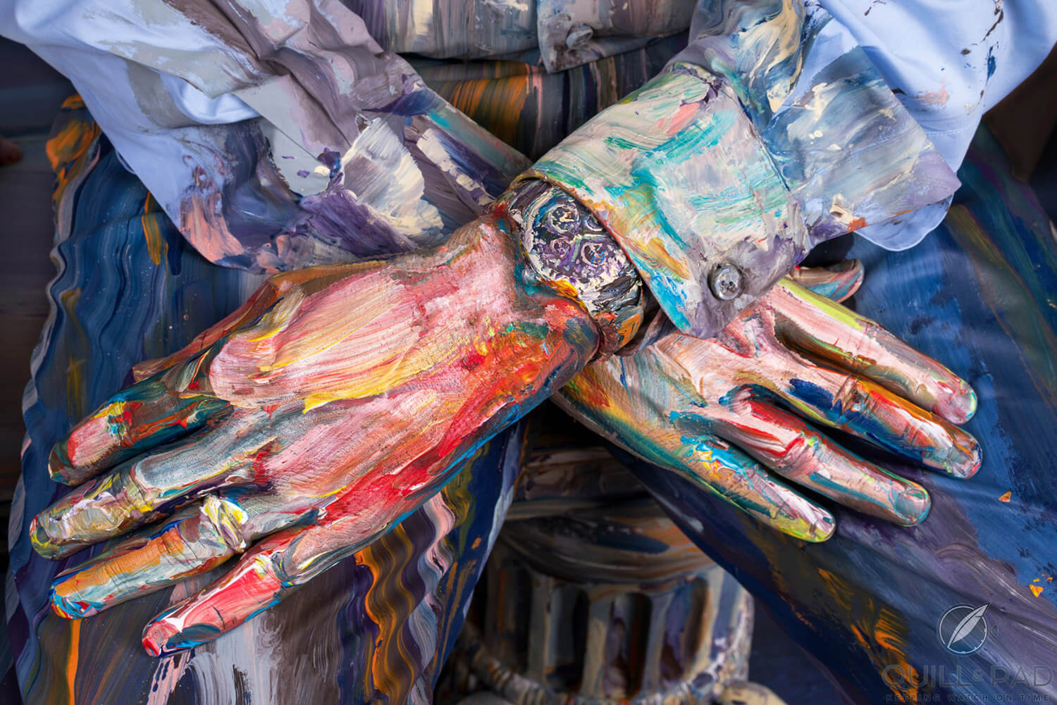 Watch the watch: with the Jules Audemars Equation of Time (all rights reserved, Alexa Meade)
