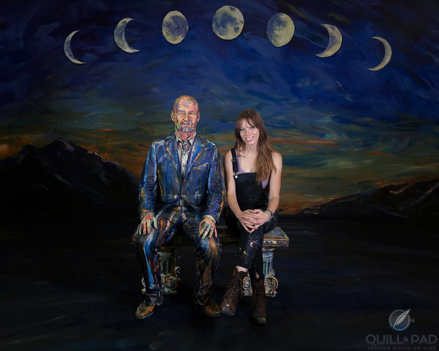 Parting Shot: GaryG and Alexa Meade (all rights reserved, Alexa Meade)