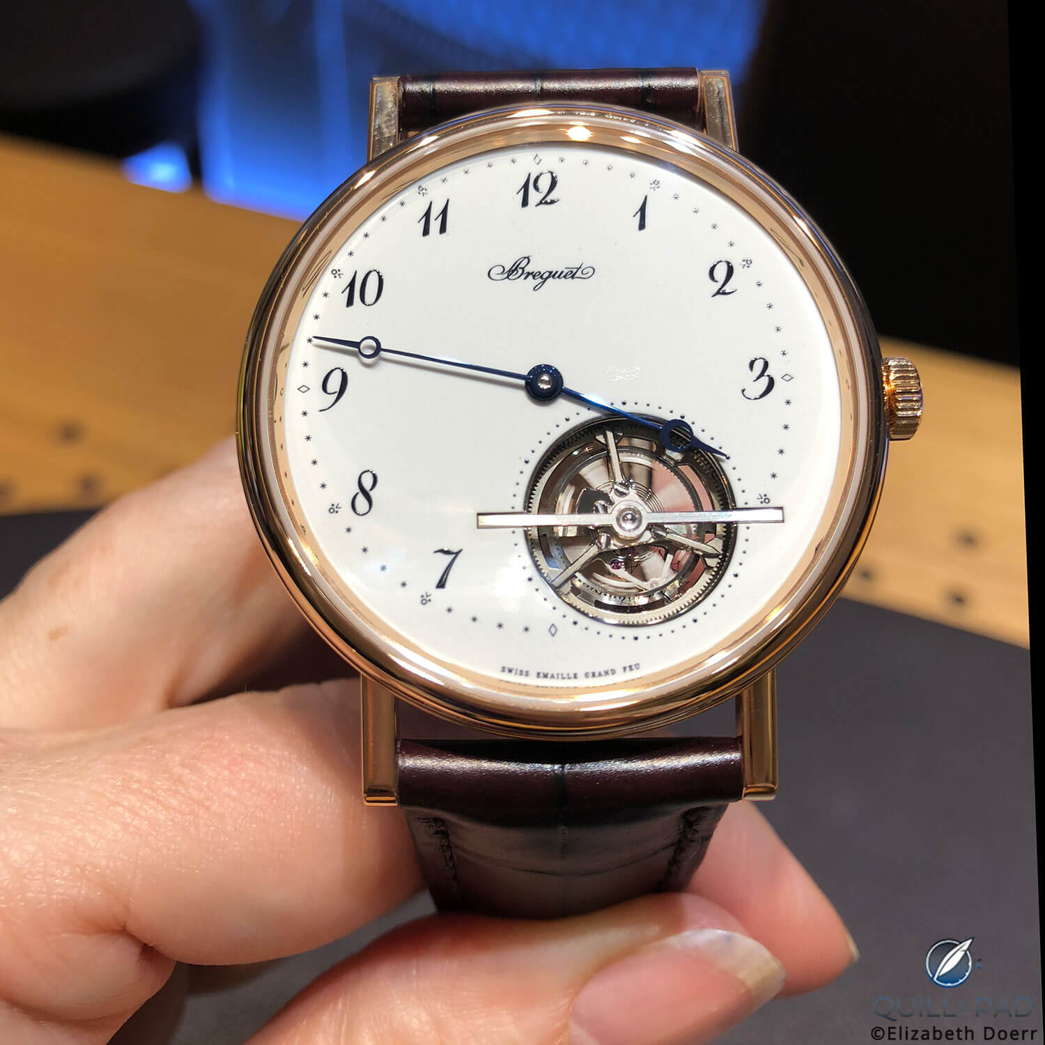 Breguet Classique Tourbillon Extra-Plat Automatique 5367 Grand Feu Enamel