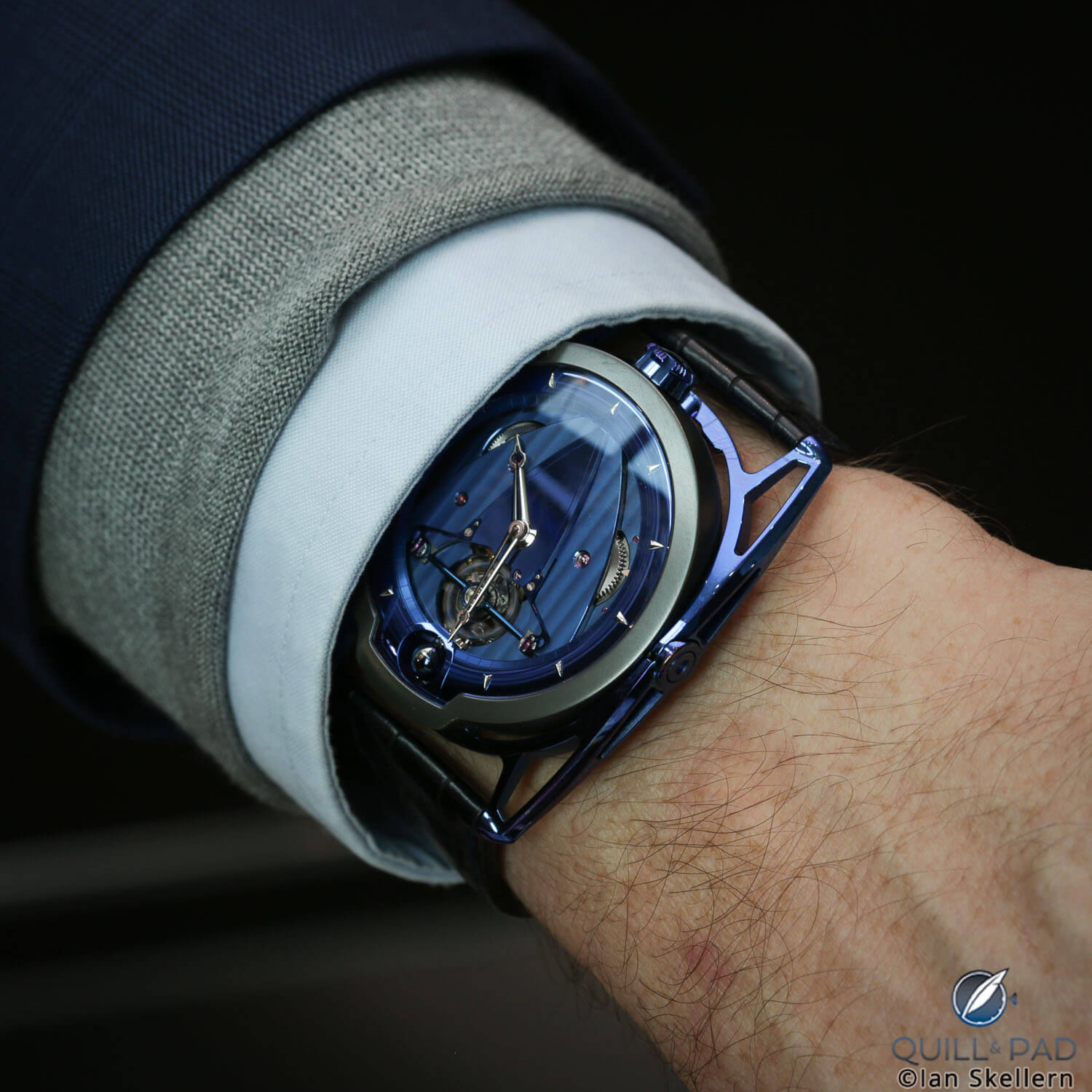 De Bethune DB28 tourbillon blue all over