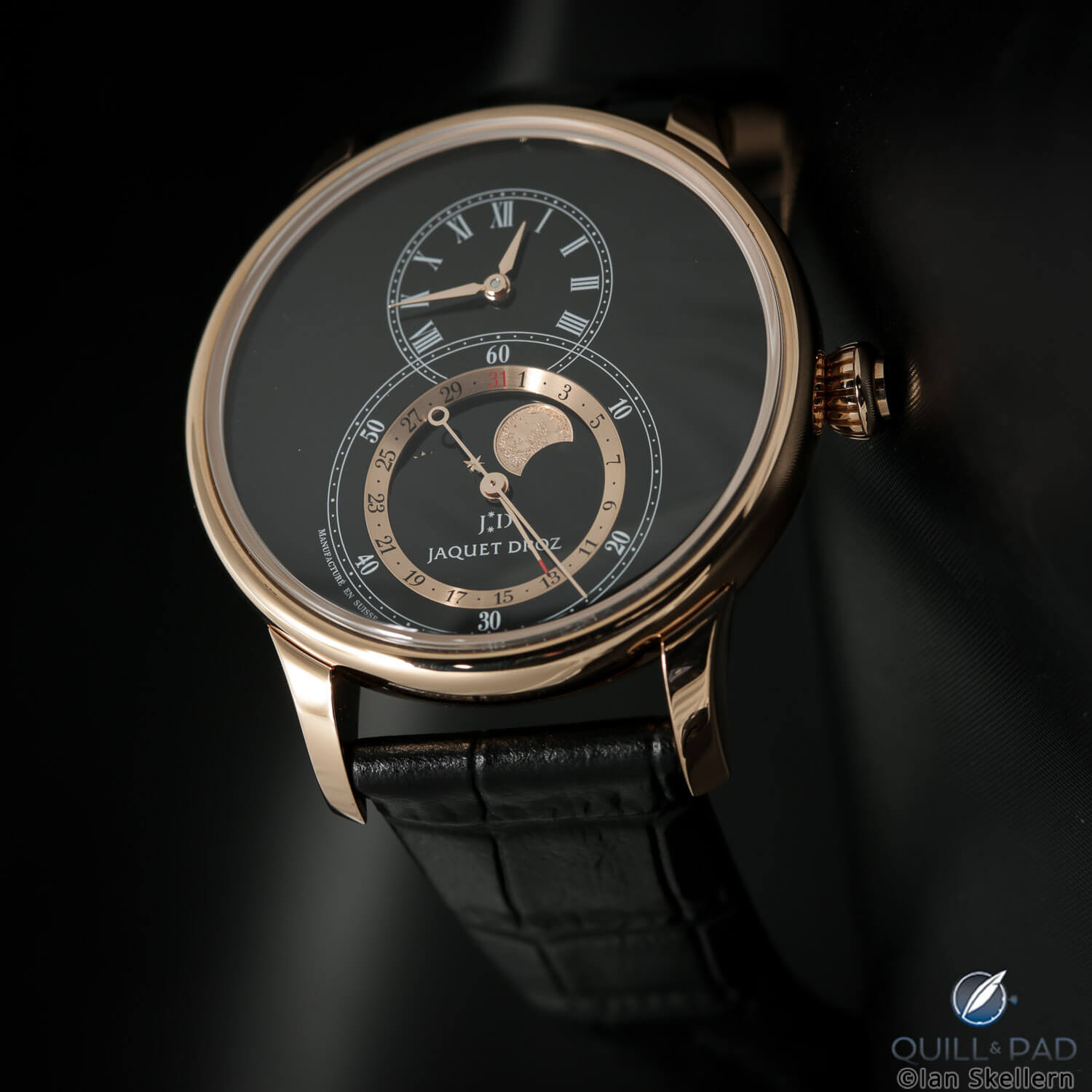 Jaquet Droz Grande Seconde Moon Black Enamel
