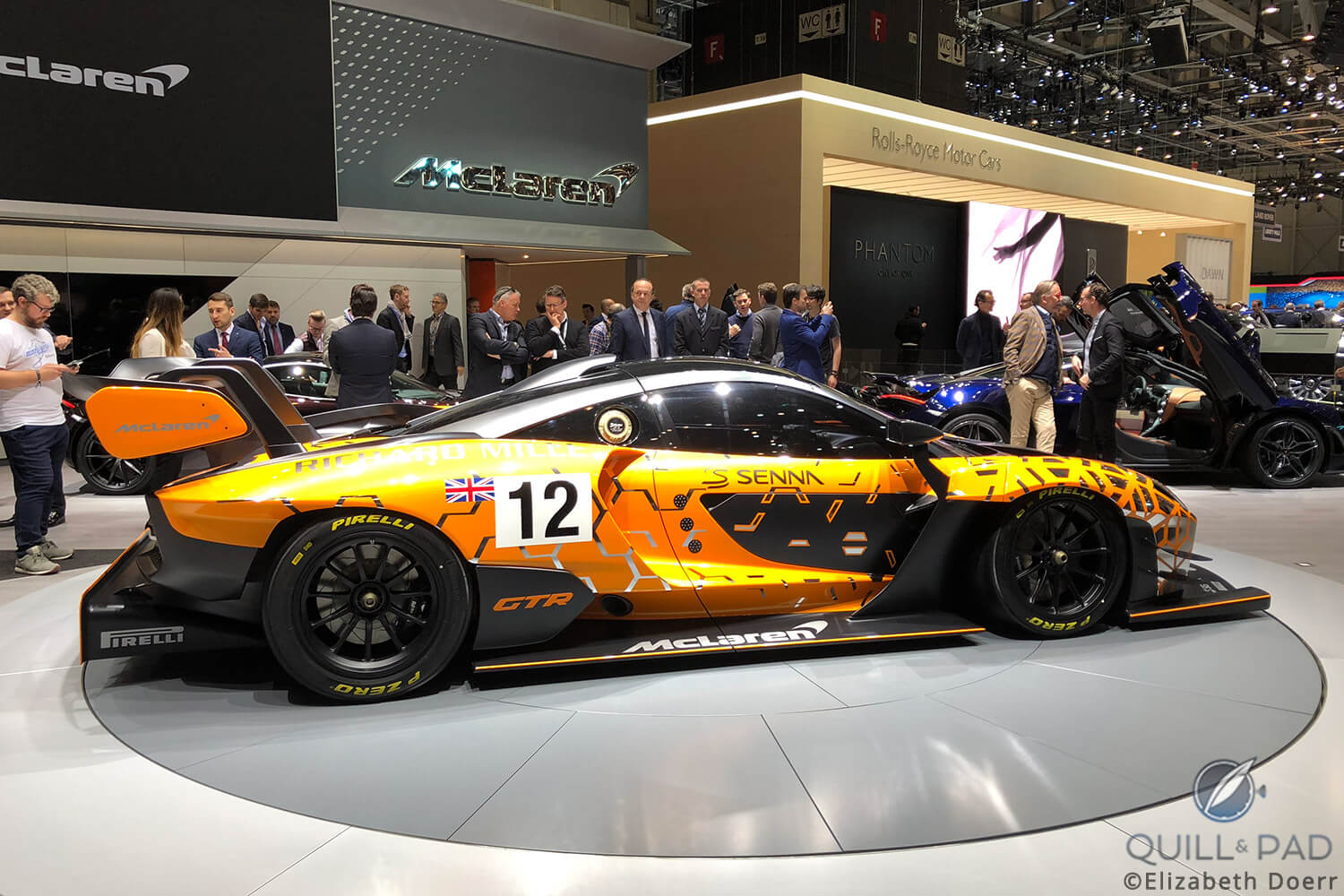 McLaren Senna GTR Concept car at the 2018 Geneva Motor Show