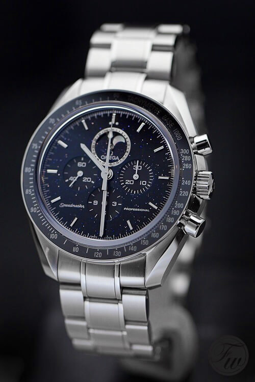Omega Speedmaster Professional Moonphase Aventurine (photo courtesy Fratello Watches)