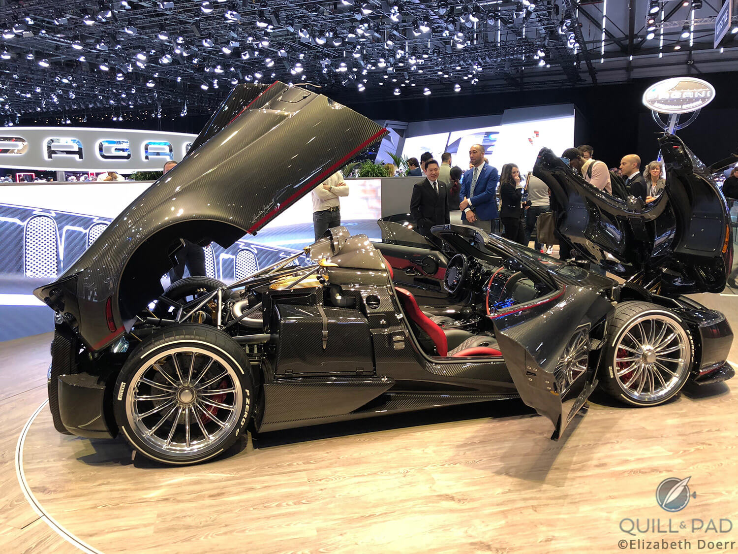 Pagani Huayra Roadster at the 2018 Geneva Motor Show