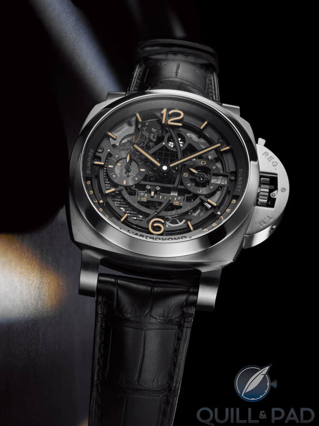 Panerai L'Astronomo Luminor 1950 Tourbillon Moon Phases Equation Of Time GMT