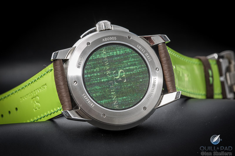 Matrix-green back of the Schwarz-Etienne Roswell 08
