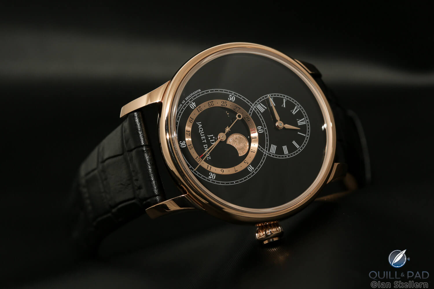 Jaquet Droz Grande Seconde Moon Black Enamel