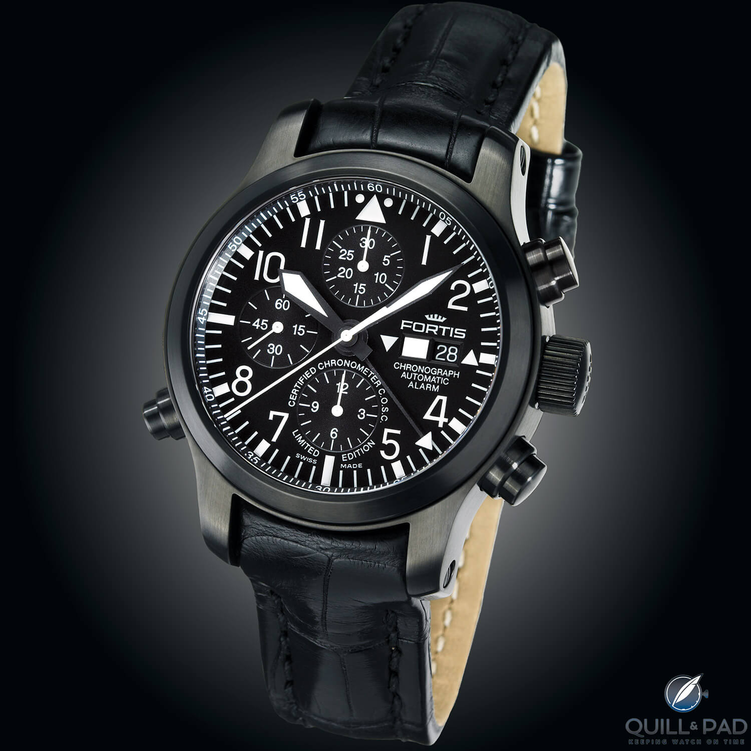 Fortis B-42 Cosmonaut Chronograph alarm