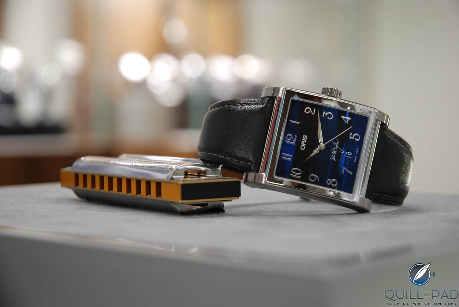 Oris’s tribute to the Nobel Prize for Literature: the Bob Dylan Limited Edition (photo courtesy Jan Lidmaňský)