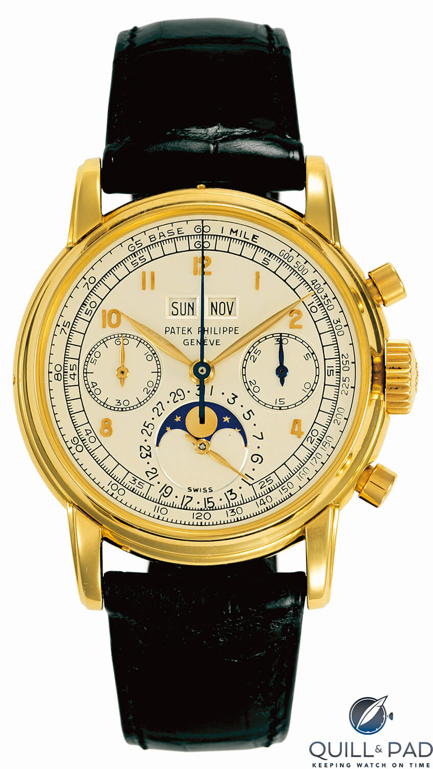 John Lennon’s Patek Philippe Chronograph Triple Date Moon Phase Reference 2499