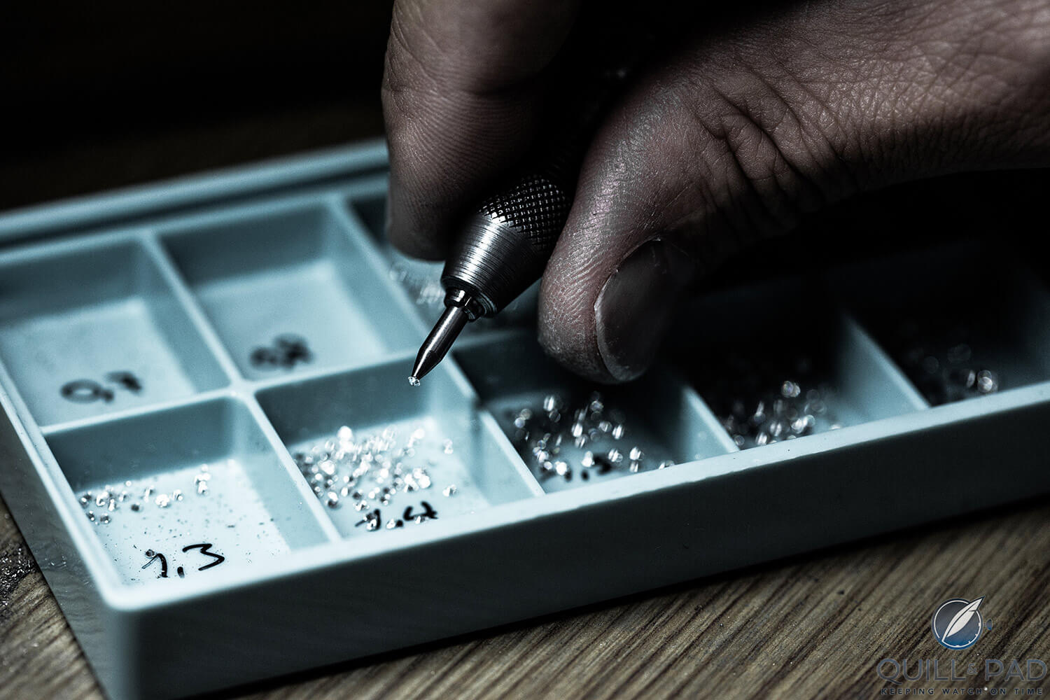 A variety of diamond sizes at Chopard