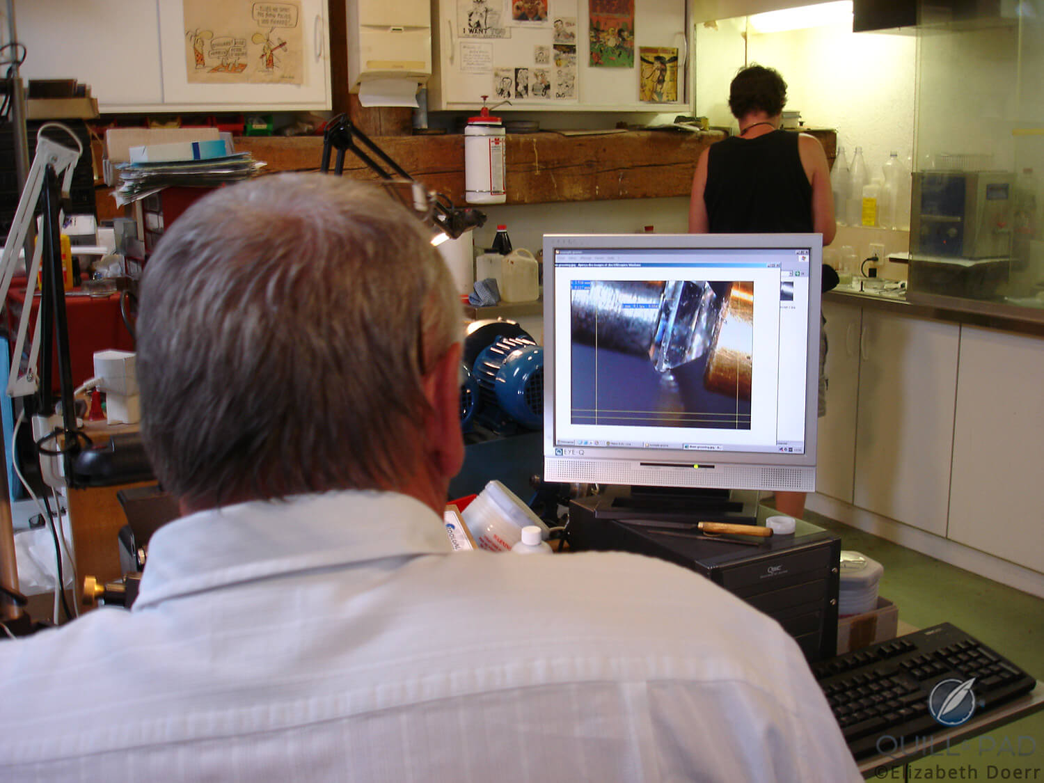 Designing a gem-set watch at Bunter, Switzerland