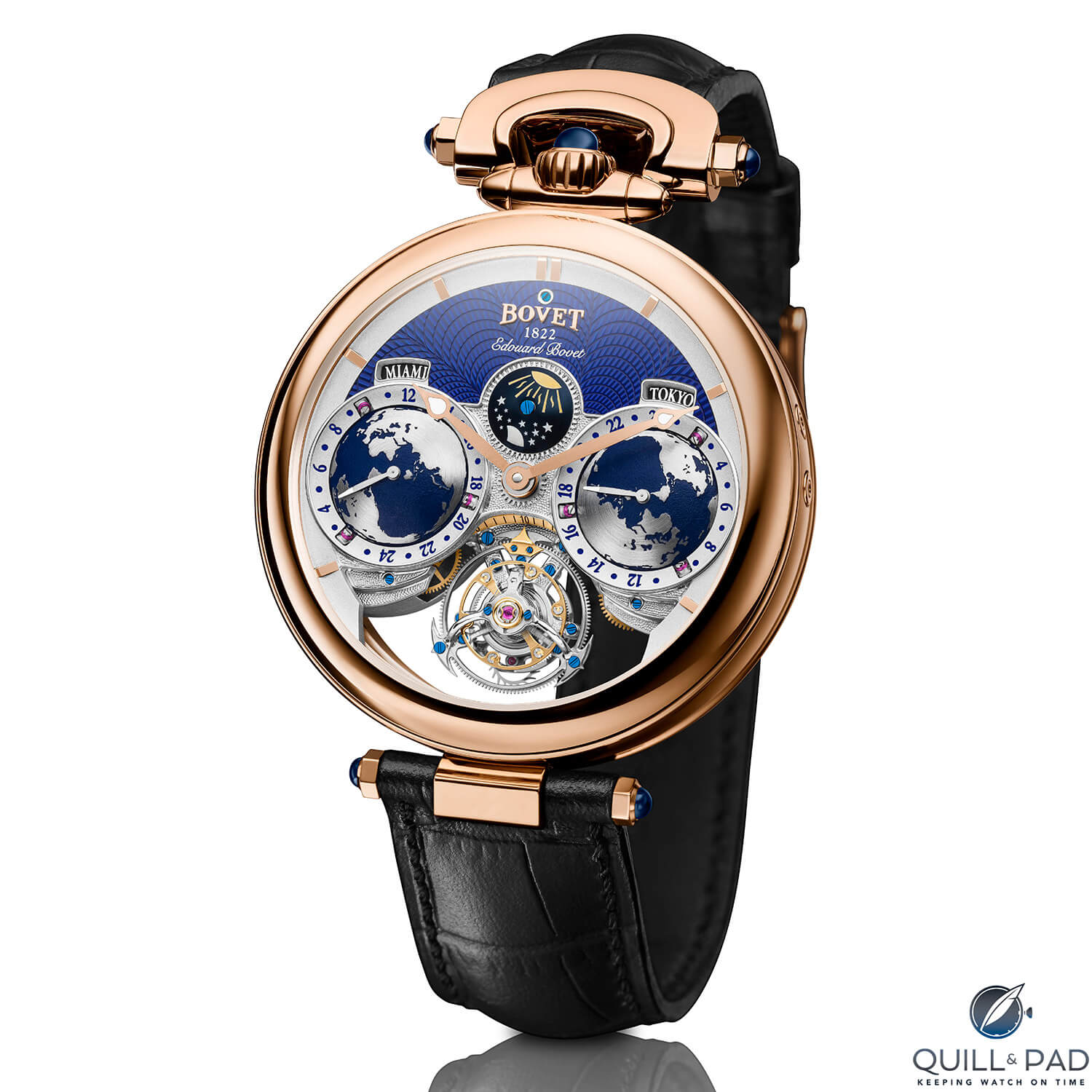 Edouard Bovet Flying Tourbillon in red gold (photo courtesy Marc Gysin Photo)