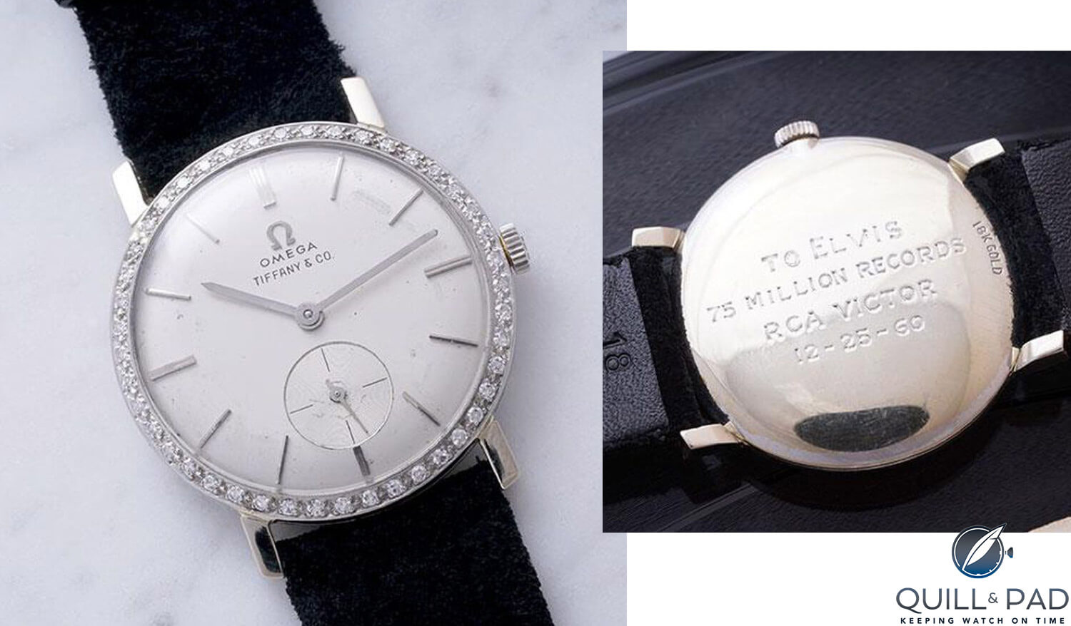 Elvis Presley’s Omega Calibre 510 Estimate $58,000 to $108,000