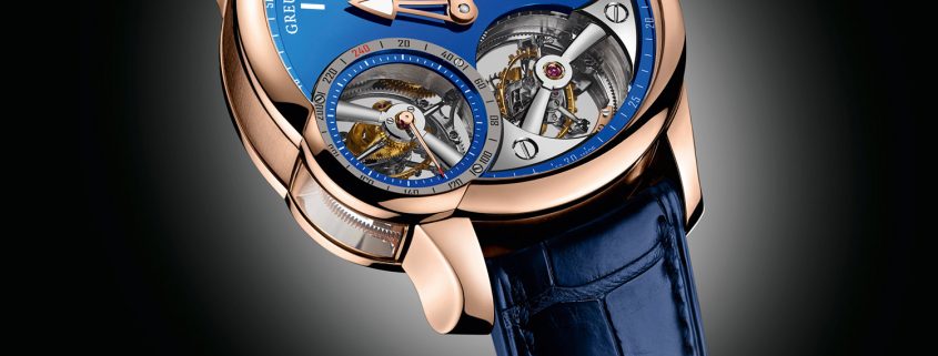 Greubel Forsey Quadruple Tourbillon Blue in red gold