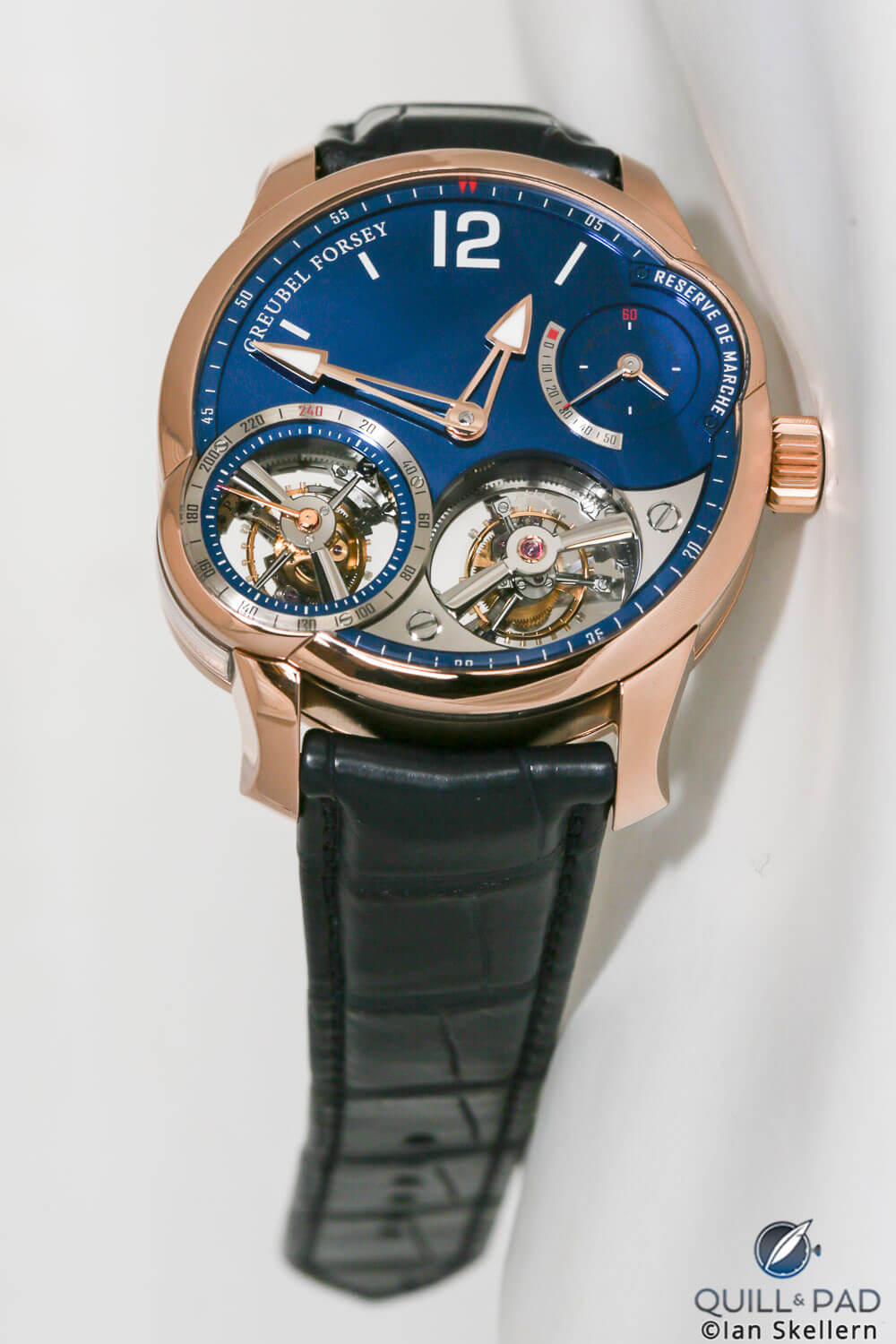 Greubel Forsey Quadruple Tourbillon Blue in red gold