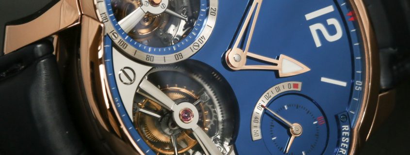 Greubel Forsey Quadruple Tourbillon Blue in red gold