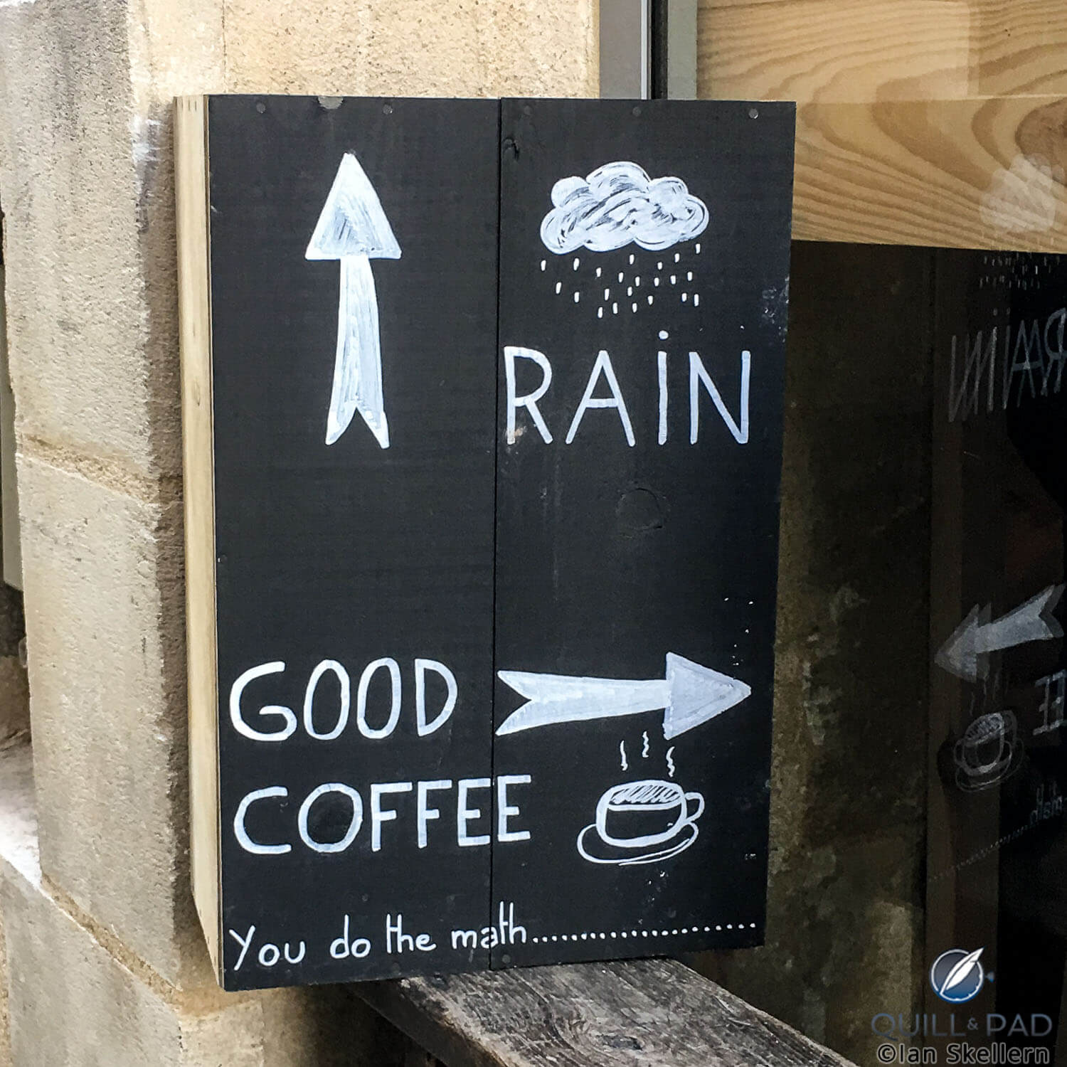 Rain or coffee? 