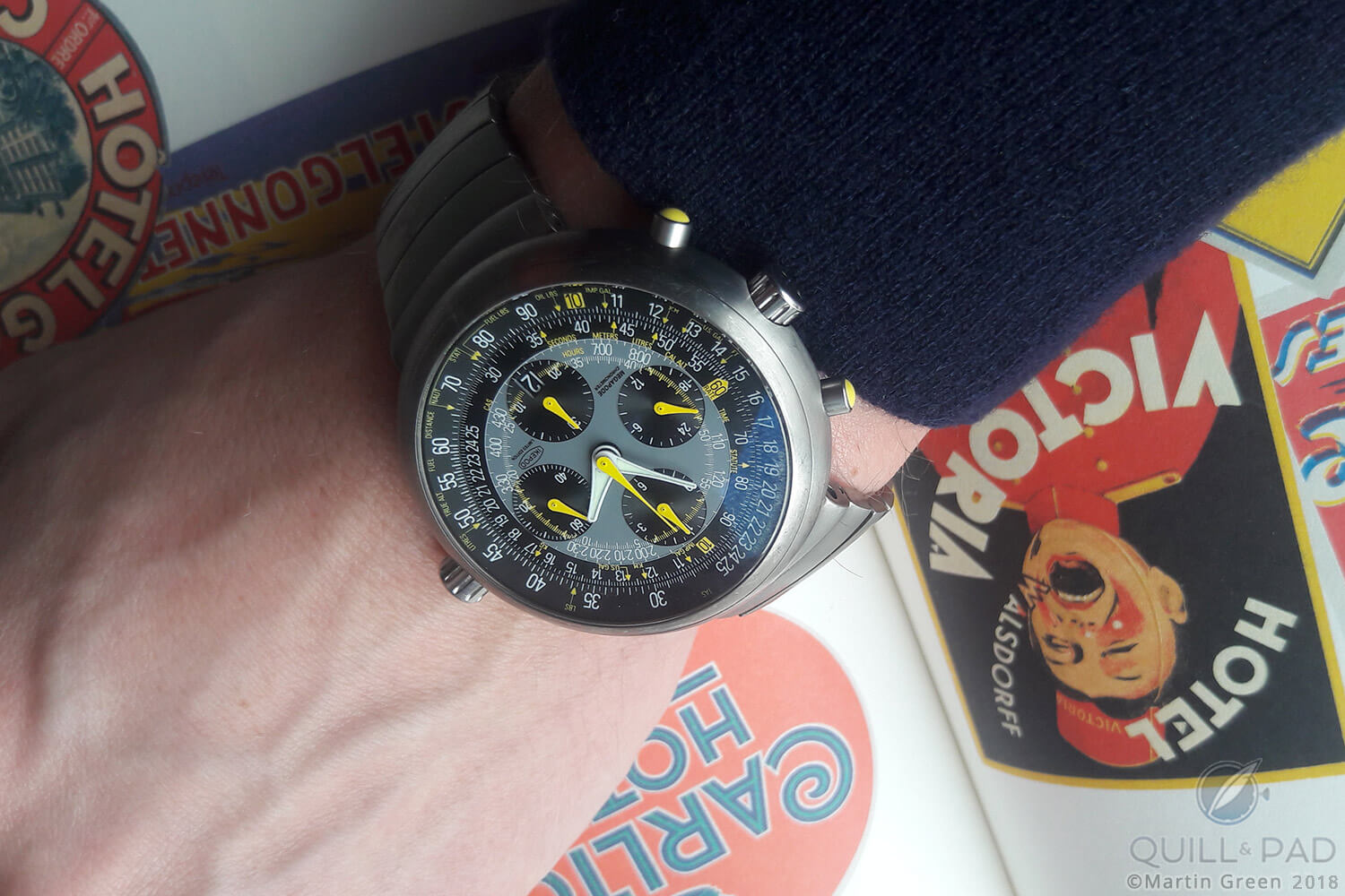 Ikepod Megapode on the wrist
