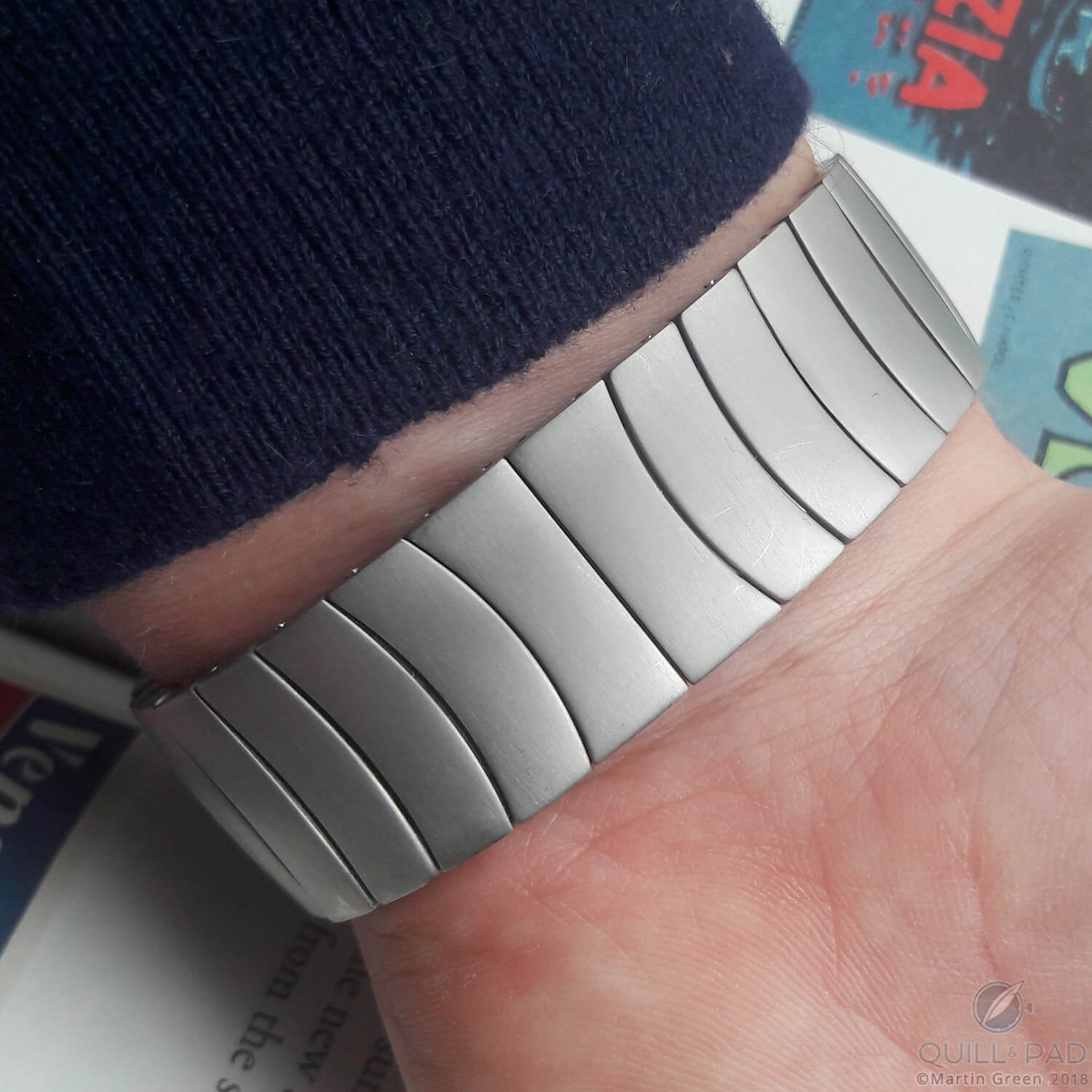 Impeccably designed bracelet of the Ikepod Megapode