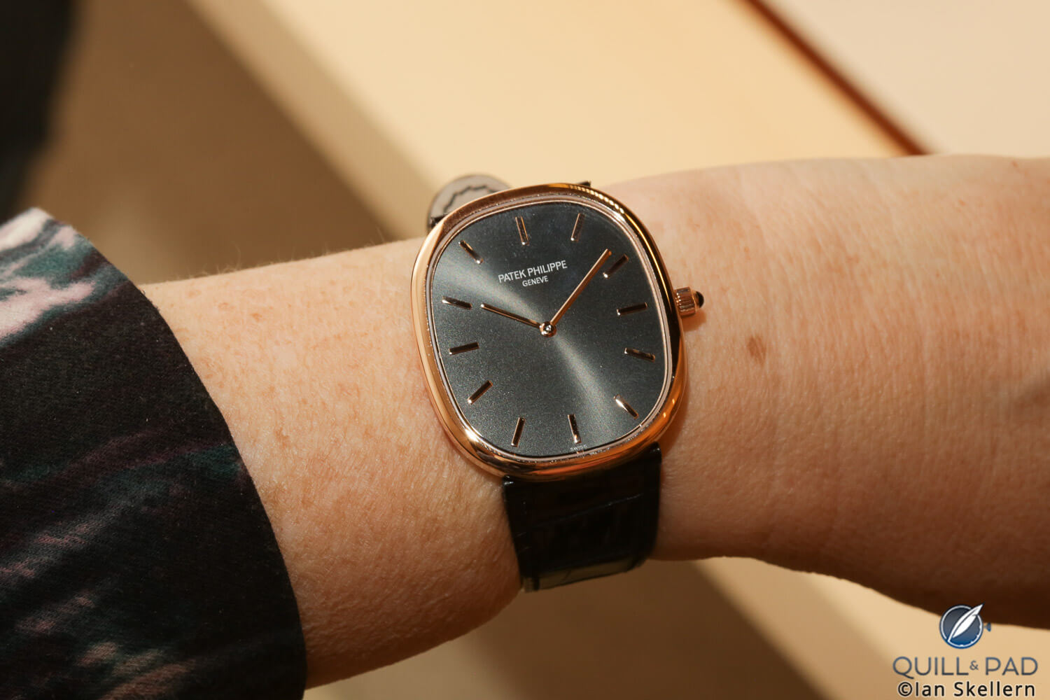 Patek Philippe Golden Ellipse Jumbo 2018 on the wrist