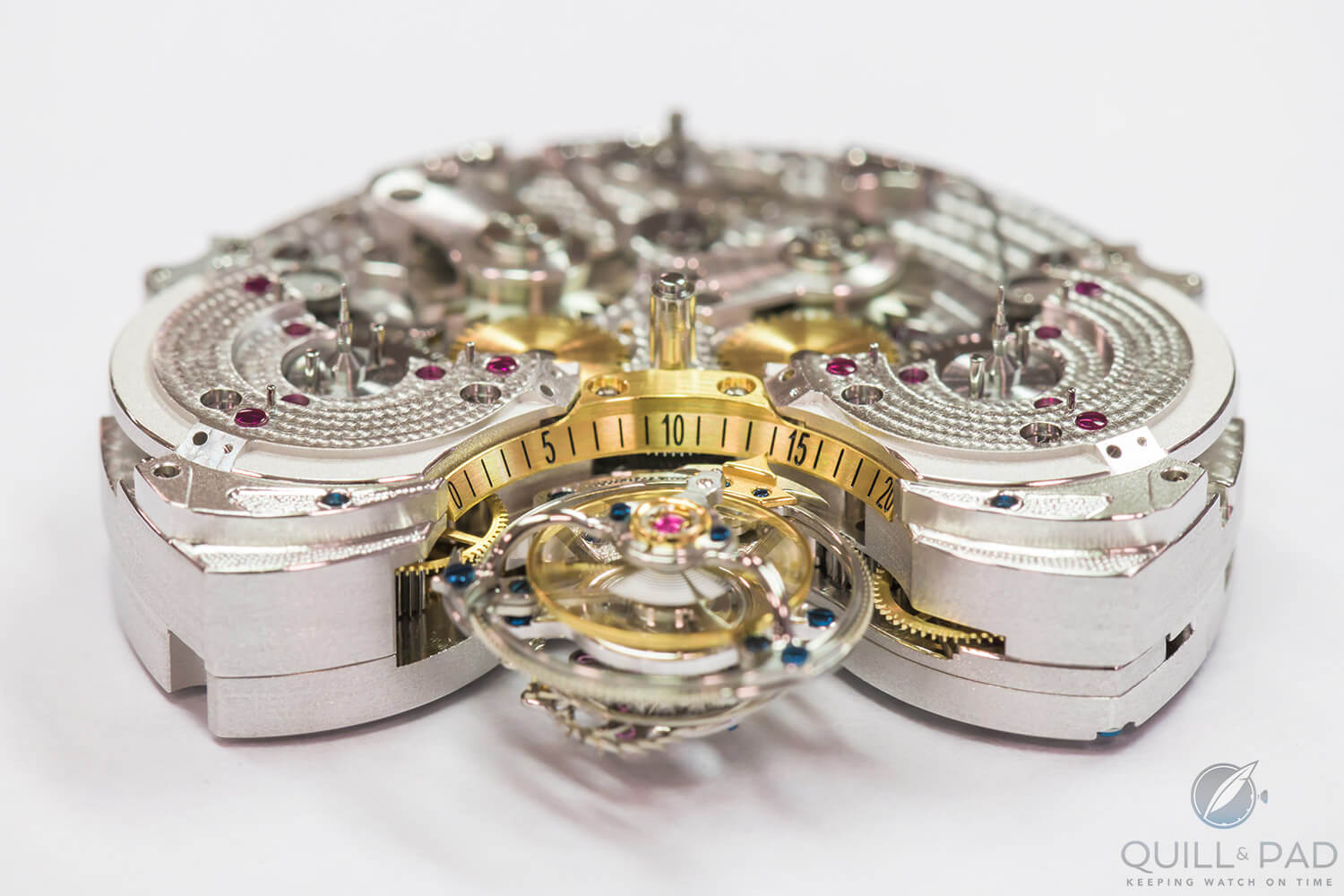 Patented movement of the Edouard Bovet Flying Tourbillon (photo courtesy www.patriceschreyer.com)