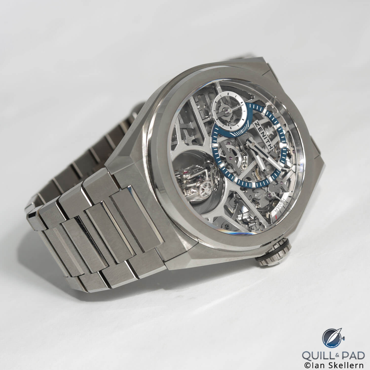 Zenith Defy Zero G in titanium on titanium bracelet