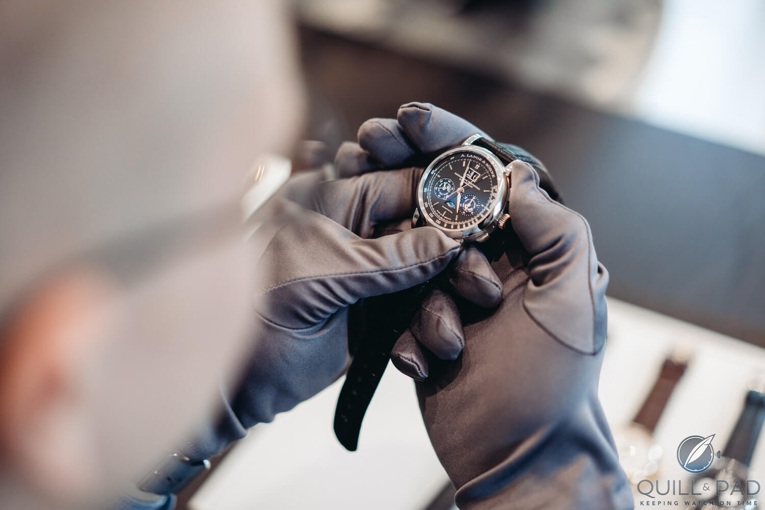 Something everyone interested in watches loves: the A. Lange & Söhne Datograph (photo courtesy Erik Gross/A. Lange & Söhne)