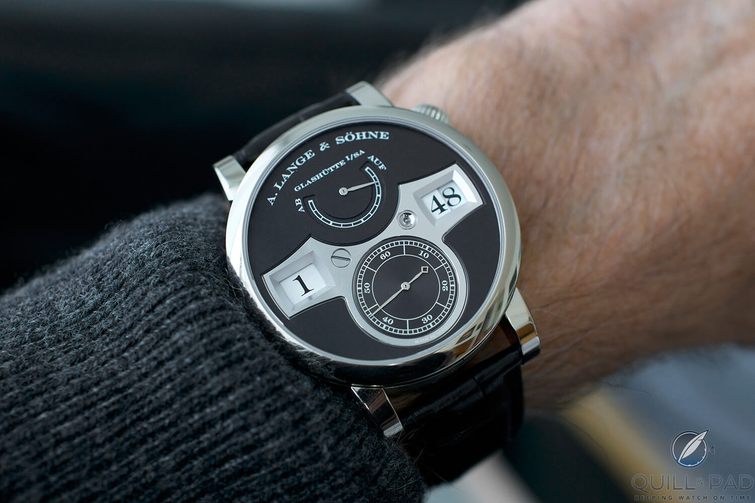 A. Lange & Söhne Zeitwerk on the wrist