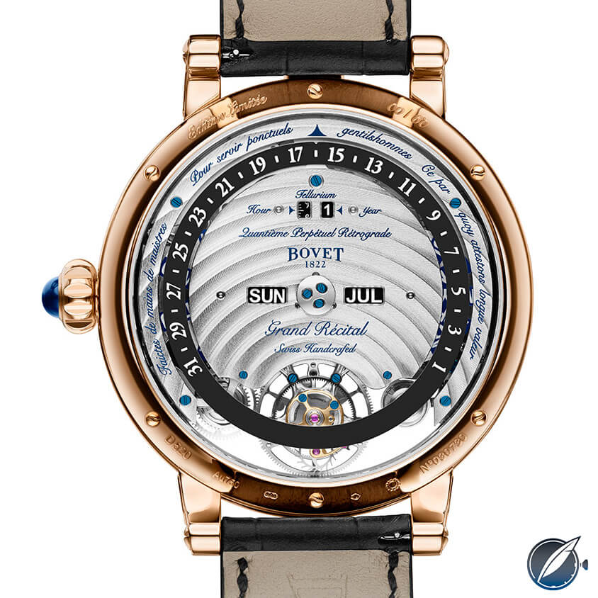Back of the Bovet Récital 22 